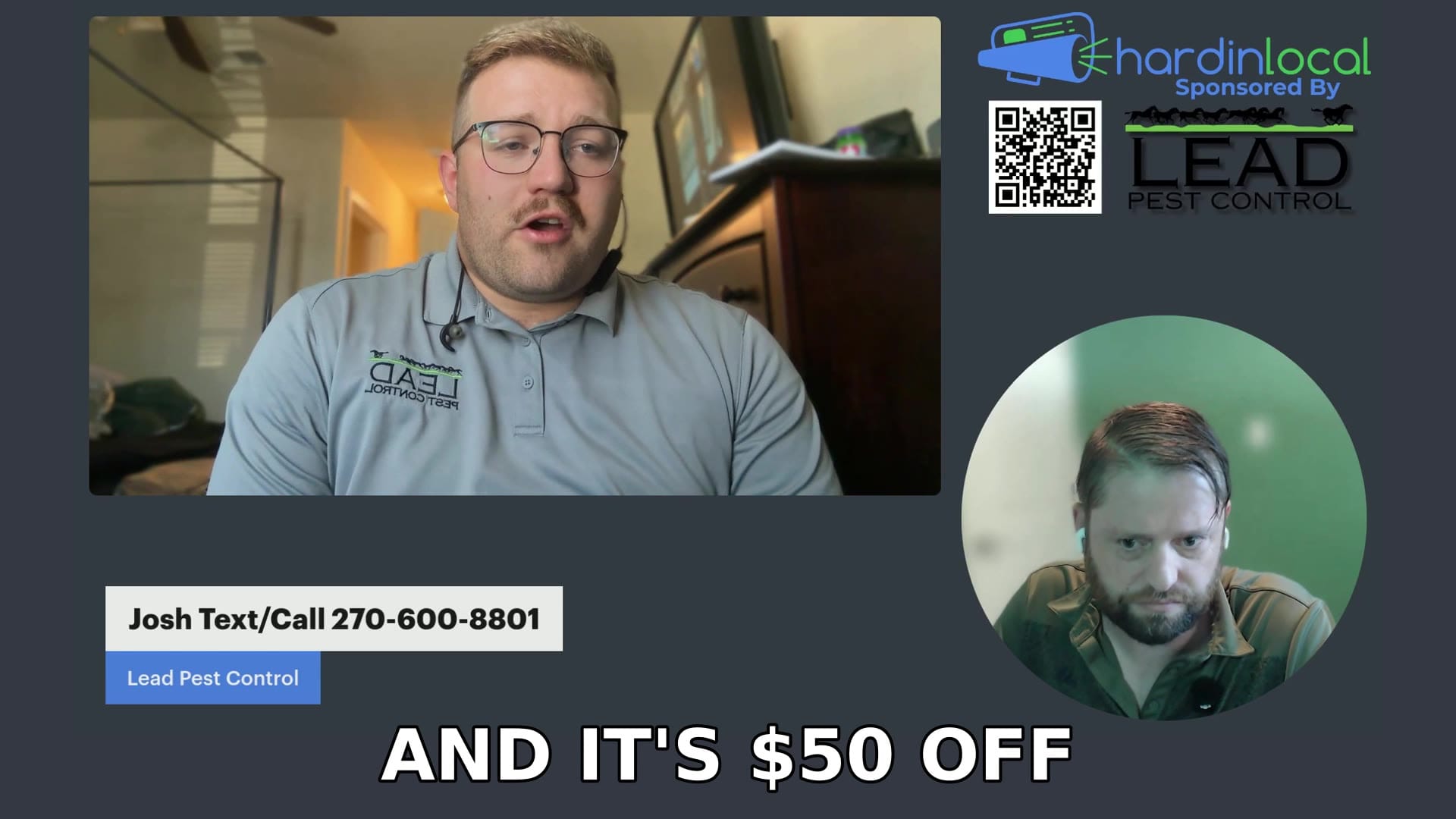 Josh Frenette of Lead Pest Control on Hardin Local