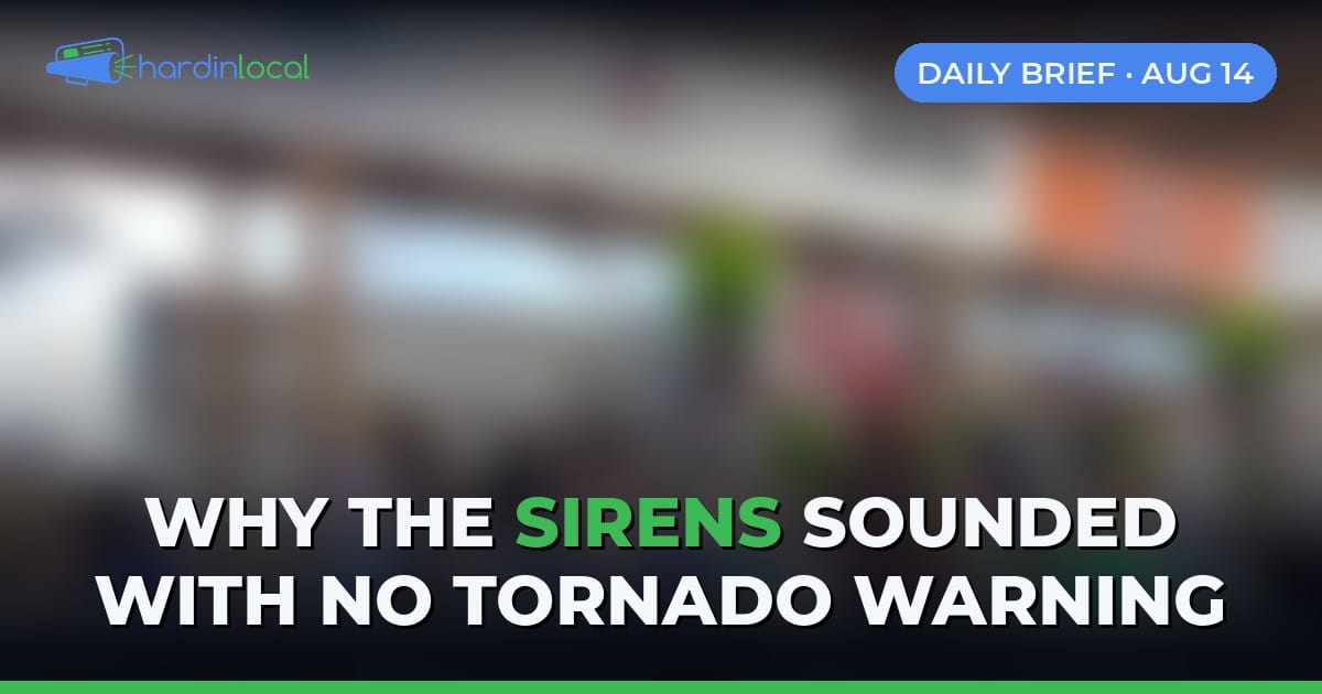 Hardin County Daily Brief for August 14, 2026