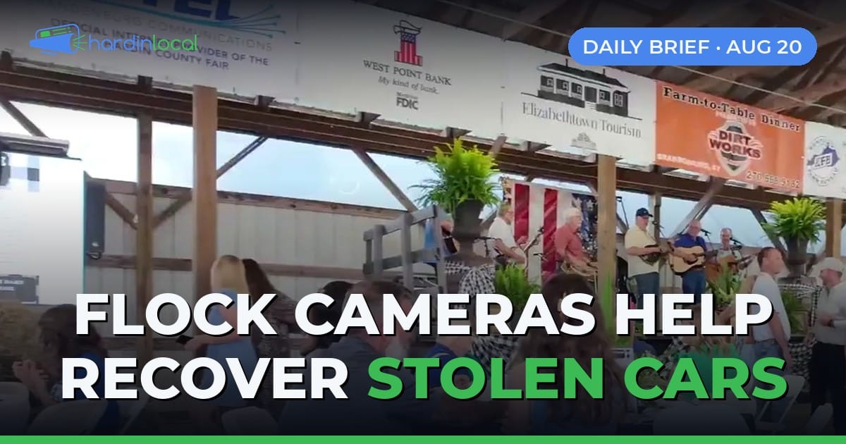 Hardin County Daily Brief for August 20, 2026