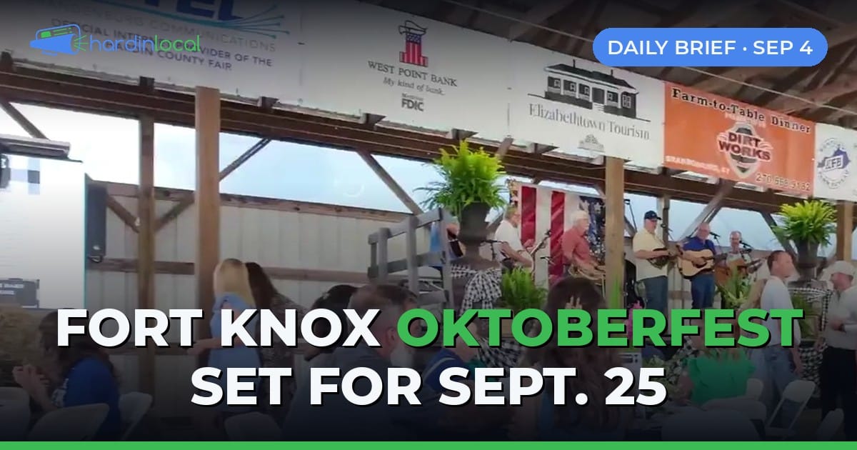 Hardin County Daily Brief for September 4, 2026