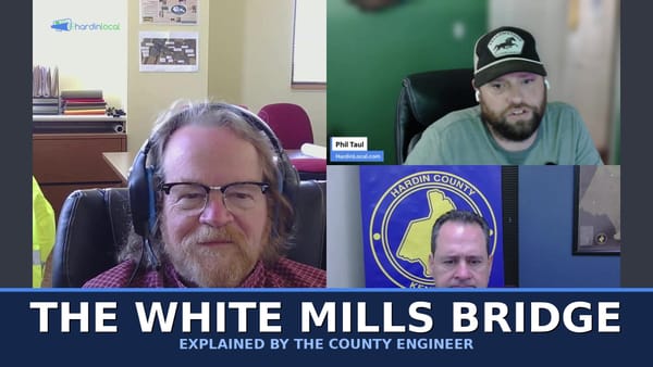 The White Mills Bridge — Hardin County Engineer Mark Absher