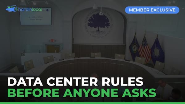 Elizabethtown council chambers, member exclusive: Hardin Local coverage of proposed data center rules